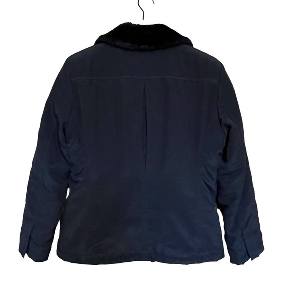 Andrew Marc THERMOLITE Faux Fur Lined Jacket Coat. Black Size S #1117 - Picture 5 of 8